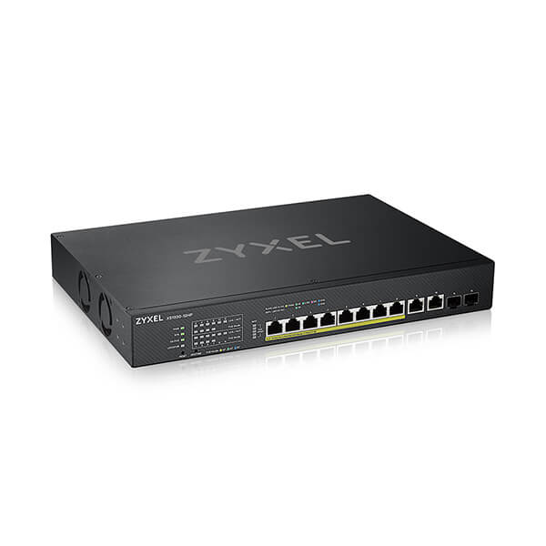 Zyxel XS1930-12HP/12埠 10G Multi-Gigabit Lite-L3 智慧型網管交換器